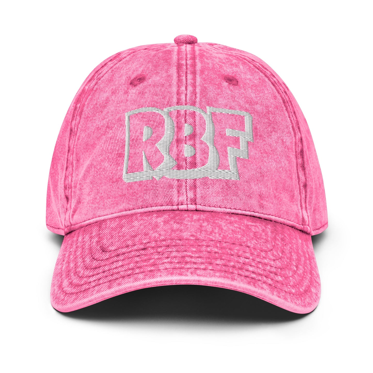 Pink RBF Vintage Baseball Cap – Resting Bitch Face Hat for Women Infidel Collective