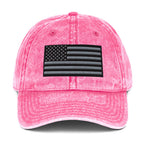 Vintage Tactical Old Glory Black & Grey USA Flag on 6 Colors of Hats  Infidel Collective