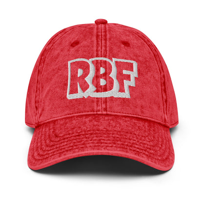 Red RBF Vintage Baseball Cap – Resting Bitch Face Hat for Women Infidel Collective