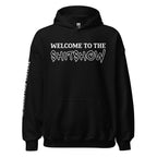 Welcome to the Shitshow front print black hoodie from Infidel Collective