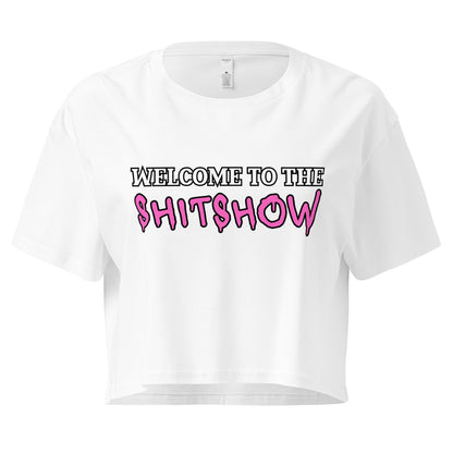 Crop Top XL Crop Top NSFW – Welcome to the Shitshow Graphic Shirt for Women Infidel Collective